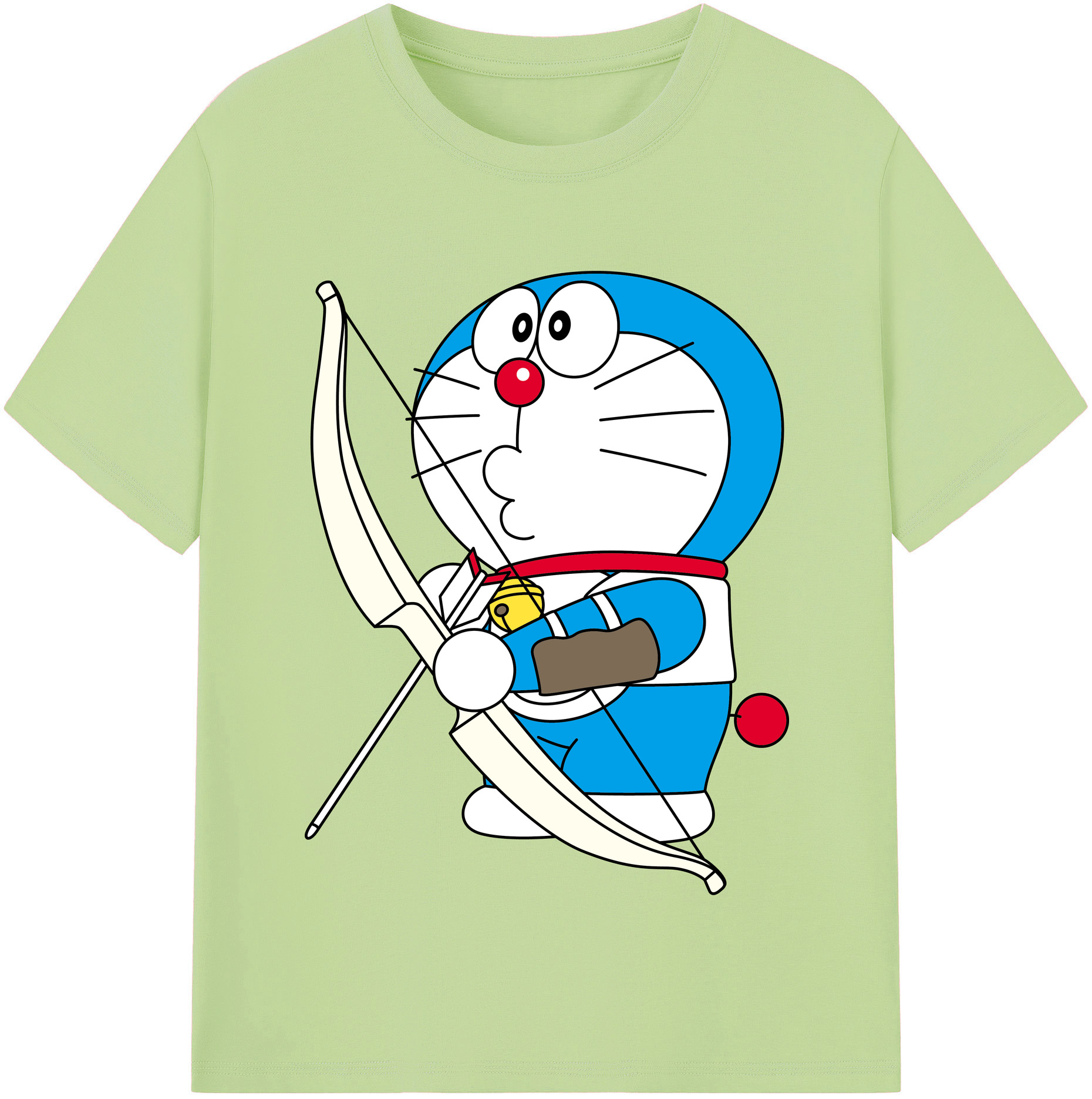 （画像用） ドラえもん Doraemon 綿100％半袖Tシャツ（フロントプリント）